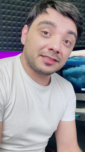 Scenic Background for Audio Recording Setup