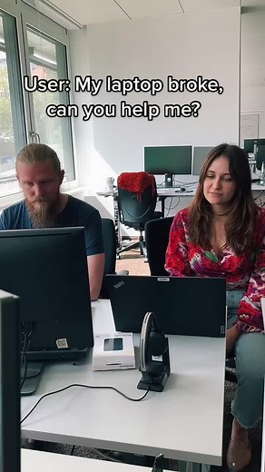 When your #laptop crash 🙈 #ITsupport #remotework #help #Software