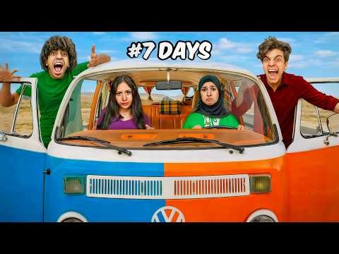 Staying in the Bus Challenge!! (The Last Team to Leave the Bus Wins)!! 🤯 Unexpected Ending 💔😭