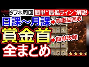 [Wizardry Daphne] Super easy to understand daily and monthly routines! Bone collection/stone/basi...