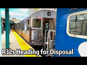⁴ᴷ⁶⁰ Retired R32s being Towed to 38th Street Yard Pending Scrap