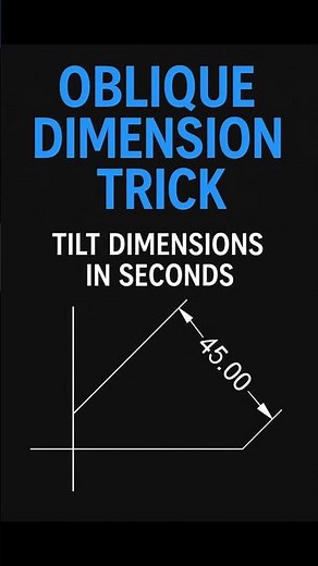 Master Oblique Dimensioning in AutoCAD!