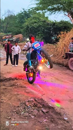 Modified Splendor 🔥 | Loud Exhaust Sound | Bablu Stuntz | Viral Shorts