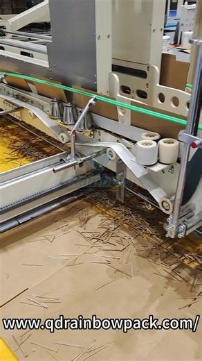 Automatic Stacking Process for Corrugated Boxes