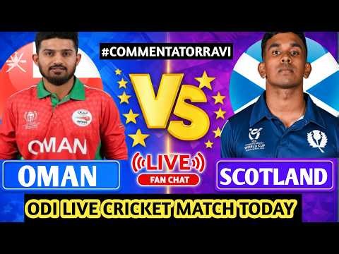 Live Scotland vs Oman, 92nd Match, ICC Cricket World Cup League Two 2023-27 Commentary | Unofficial