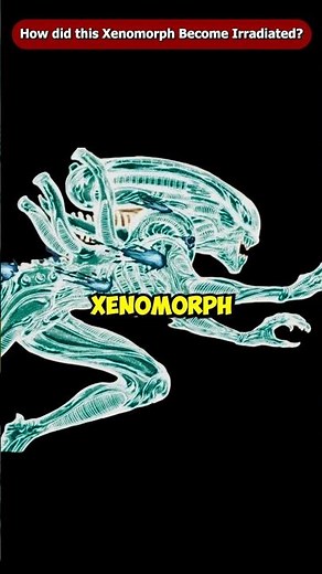 How Did This Xenomorph Become Bioluminescent & Irradiated? #Shorts #Viral