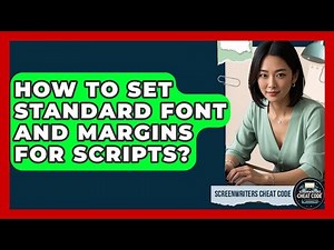 How To Set Standard Font And Margins For Scripts? - Screenwriter's Cheat Code