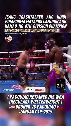 MANNY PACQUIAO VS ADRIAN BRONER LABANAN SA BILIS AT LAKAS NG SUNTOK | #mannypacquiao #boxing