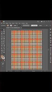 How to make Burberry pattern in illustrator#shorts #shortvideo#short#pattern #illustration#youtube