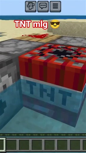 TNT mlg 😎 #minecraft #viral#tranding# #short