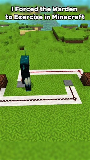 Warden Exercise Machine in Minecraft #cupcut