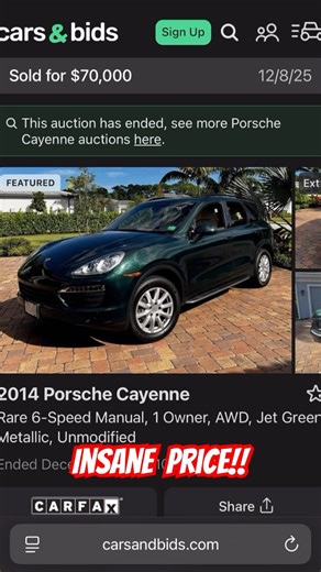 Insane Porsche Cayenne Prices