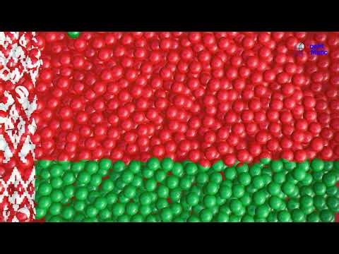 Belarus Flag Ball Simulation 🇧🇾 | Guess the Flag Animation