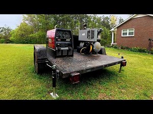 Simple Mobile Welding Trailer Setup | Complete Build Process