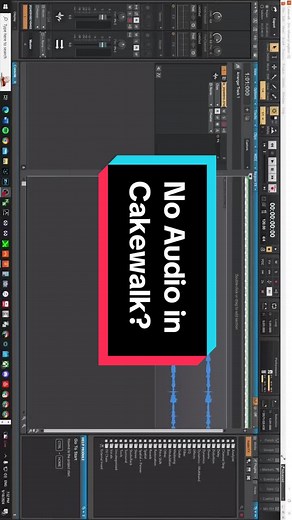 No Audio in Cakewalk? Try This. #cakewalkbybandlab #cakewalk #freedaw #tutorial #troubleshoot