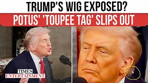 Trump's 'wig tag' slipped out? POTUS' hair scandal returns after mystery object spotted on live TV