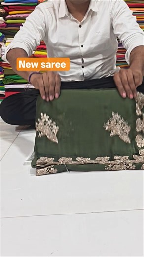 Latest new designer Saree for wedding/party/sagun/trending saree #chamundasaree #shorts #new #viral