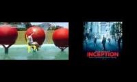 Mix of 2 videos from youtube : Wipe Out Vs Inception Soundtrack (private video)