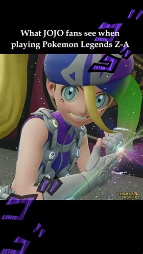 What JOJO fans see when playing Pokemon Legends Z-A! #pokemonlegendsza #jojo #pokemon