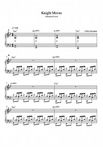 Knight Moves (Chilly Gonzales ) - Piano Sheet Music