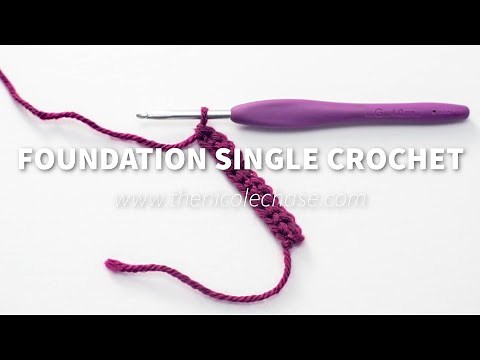Foundation Single Crochet (FSC) | Crochet Stitch Tutorial