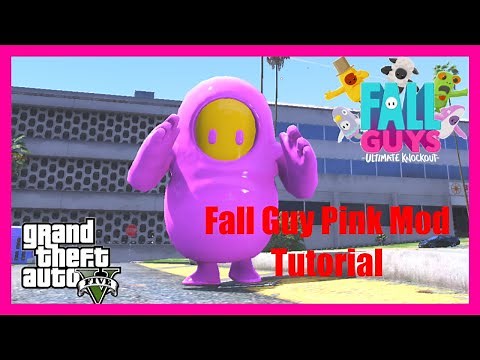 PC Modding Tutorials: How To Install The Fall Guy Pink Addon Method Ped | Peds & Skins Mod