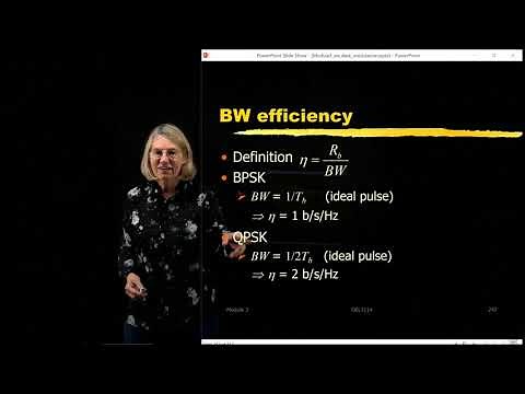 GEL7114 - Module 3.19 – Spectral Efficiency of MPSK and MQAM