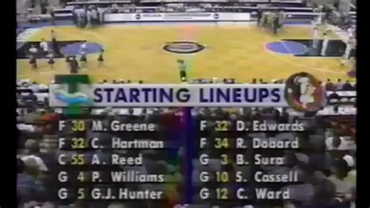 March 20, 1993: Led by Sam Cassell, Bob Sura, Charlie Ward, and Doug Edwards @FSUHoops destroy Tulane 94-63 in the second round of the NCAA Tournament.RT if you love the old Orlando Arena