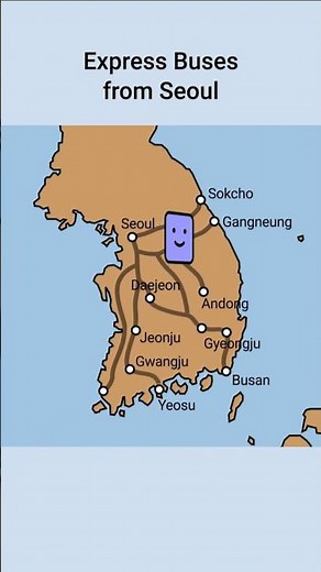 Express Bus Terminal and Route System in Korea