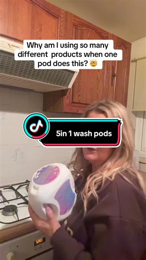 5-in-1 wash pods that clean, freshen, soften, protect colours and save time 🧼✨ Perfect for busy households, sensitive skin and clutter-free laundry. One pod. One wash. Amazing results #washpod #washing #tiktokmademebuyit
