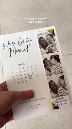 Affordable DIY Wedding Save the Date Ideas