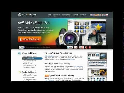 AVS Video Tutorial - removing the watermark