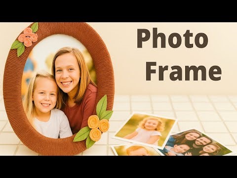 How to Make a Photo Frame at Home | Creative DIY Craft Idea