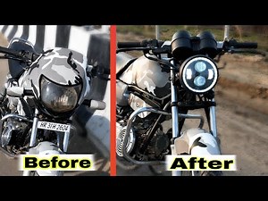 New Modified Round Angel Eye Headlight ||