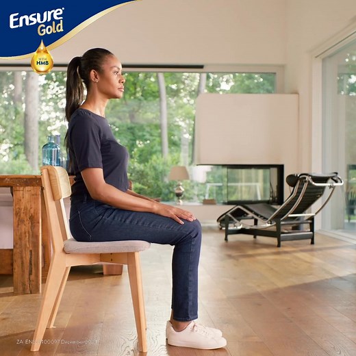 Muscle loss can make the simplest task a challenge. Support your muscles with Ensure® Gold, the only adult nutritional supplement with HMB. | Ensure South Africa
