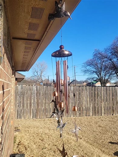 Gorgeous & Peaceful Hummingbird Wind Chime