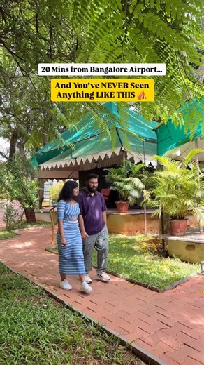 SAkshi🔹MAYank | Travel Couple 📍Bengaluru on Instagram: "✅ Comment ‘Price’ to know the booking details & cost 📍 Olde Bangalore Resort 206, Utopia Blvd Layout, Tharabanahalli, Bengaluru, Karnataka 562157 Just 20 minutes from Kempegowda International Airport, this is North Bengaluru’s greenest resort — perfect for nature getaways, weddings, corporate outings, and events! 🌿 🏕️ Stay Options: 25 Luxury Tent Cottages across 3 categories: • Luxury Tent Cottage • S