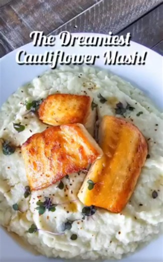 4-ingredient garlic mashed cauliflower recipe