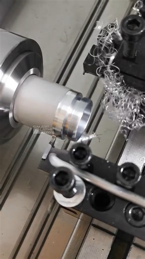 CNC Lathe Demo – Pipe Connector Thread Turning 🔧 Machine: SL-X CNC Lathe ✅ 7-shaped sharp tool for external thread turning ✅ Internal undercutting tool for bore accuracy ✅ Precision threading for pipe and connector parts 📲 Learn more: https://www.smartlathe.com/products/sl-x #CNC #CNCLathe #ThreadTurning #Automation | SmartLathe