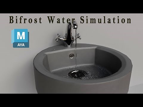 Easy Liquid Simulation in Maya 2023 with Bifrost| Tap Water in Maya | Maya 2023 | Arnold Render