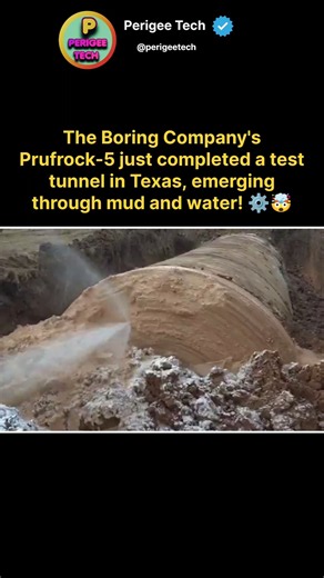The Boring Company's 900,000-Lb Tunnel Machine Just Broke Through! 🤯
