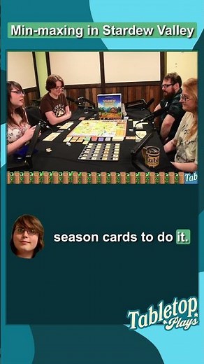 A key strat if you are playing Stardew Valley the Board Game.