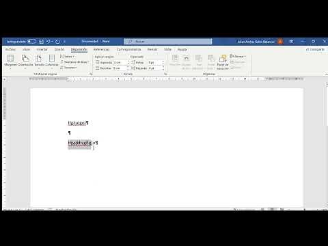 Poner titulo y dos columnas en word