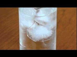 Cracking ice cubes in Water Sound Effect