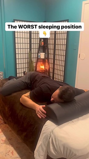 148K views · 292 reactions | The WORST sleeping position.....on your...