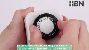 HBN Indoor Timers Plug Mechanical 2 Prong 24-Hour Mini Lamp Timers 2 Pack, for Electrical Outlets, Fish Tank, Fans, LED Lights, ETL Listed