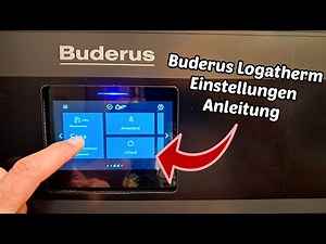 Adjusting the Buderus Logatherm heat pump - Buderus Logatherm | Operating instructions