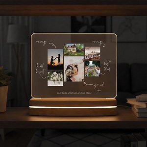 Couple Vision Board LED Lamp – Personalized Relationship Goals Light – Couples Vision Plan for 2026 – Romantic Valentine Gift - Etsy
