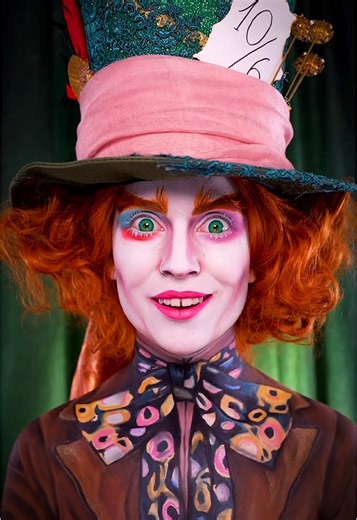 Mad Hatter Makeup Trend: Alice in Wonderland Transformation