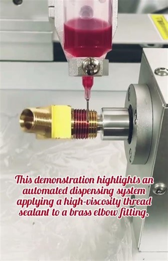 Precision Automated Thread Sealing for Brass Fittings